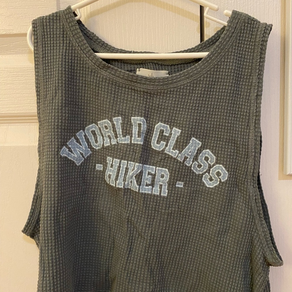 Aerie - “World Class Hiker” Women's Gray Tank Top